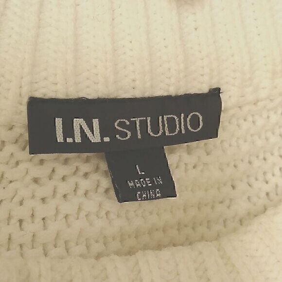 I. N. STUDIO WOMENS MIDI Size L Sweater Dress - Picture 7 of 9